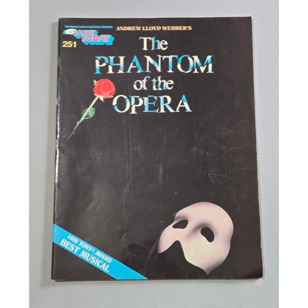 Phantom of Opera Andrew Lloyd Webber Sheet Music Book Hal Leonard EZ Play 251